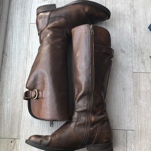 BORN brown leather boots